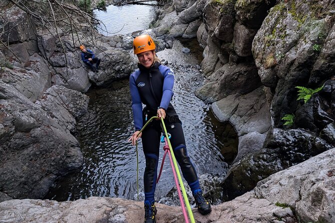 Level 2 - Canyoning Adventure - Intermediate | Funchal - Slides, rock formations, and crystal-clear pool moments