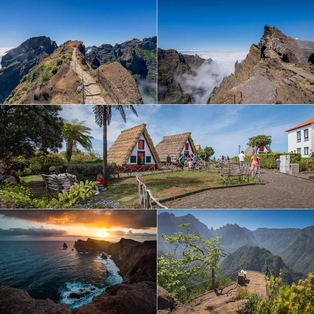 Madeira Funchal:East Tour Pico Arieiro & Santana&Laurissilva - Porto da Cruz and Engenho do Norte: Sugar History and Sea Promenade Time